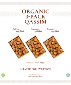 Organic 3 Pack Qassim (Sukkari, Sukkari, Sukkari)