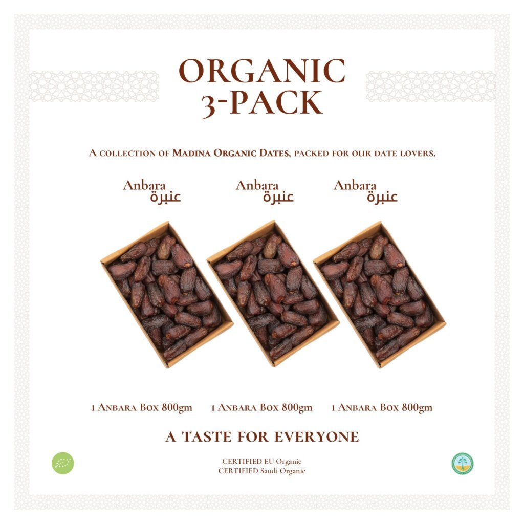 Organic 3 Pack-Madina New Season Grade A (Anbara, Anbara, Anbara)