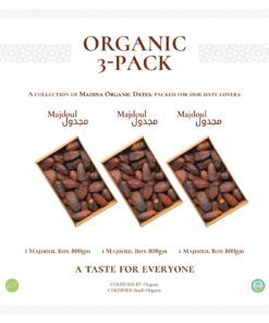 Organic 3 Pack-Madina New Season Grade A (Majdoul, Majdoul, Majdoul)